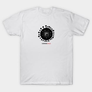 Black coronavirus sign T-Shirt